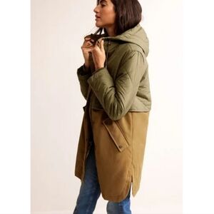 Boden Two-Tone Green Utility Jacket
